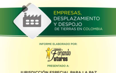 Empresas, desplazamiento y despojo de tierras en Colombia