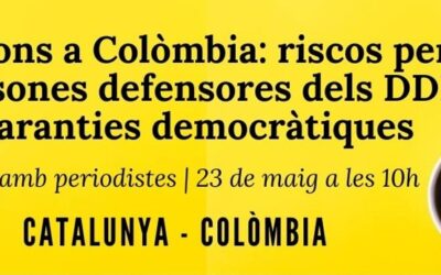 Presentación de la Misión catalana de Observación Electoral en Colombia