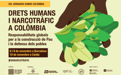 ¡Ya tenemos el programa de las Jornadas! Derechos Humanos y narcotráfico en Colombia